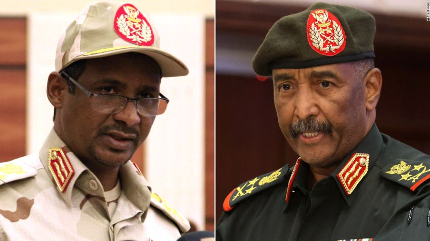 Fighting between Sudan military rivals enters a second day, with dozens ...
